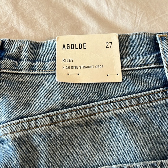 Agolde Riley High Rise Crop Jean - Picture 4 of 10